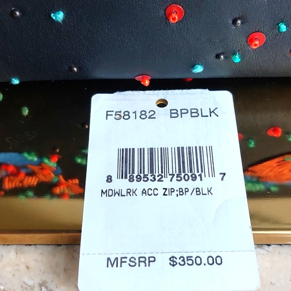 1941 Coach Glovetanned  lined rare leather  wallet NWT  wristlet Meadowlark - Picture 12 of 16